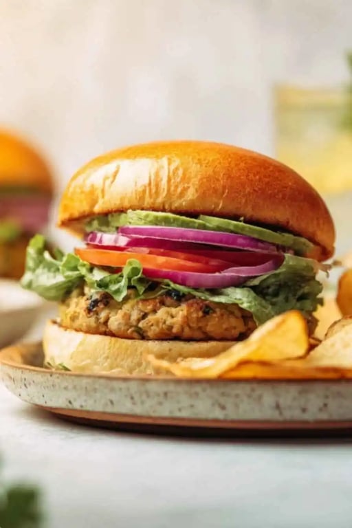 Juicy Chicken Burgers Recipe for Protein-Packed Flavor