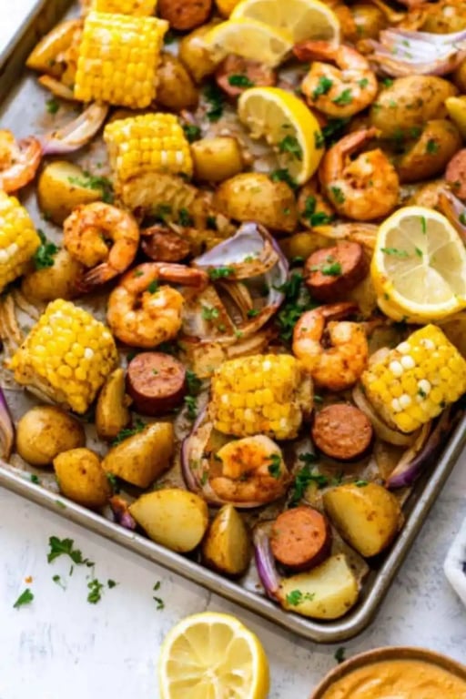 Easy Sheet Pan Shrimp Boil – A High-Protein Dinner Favorite