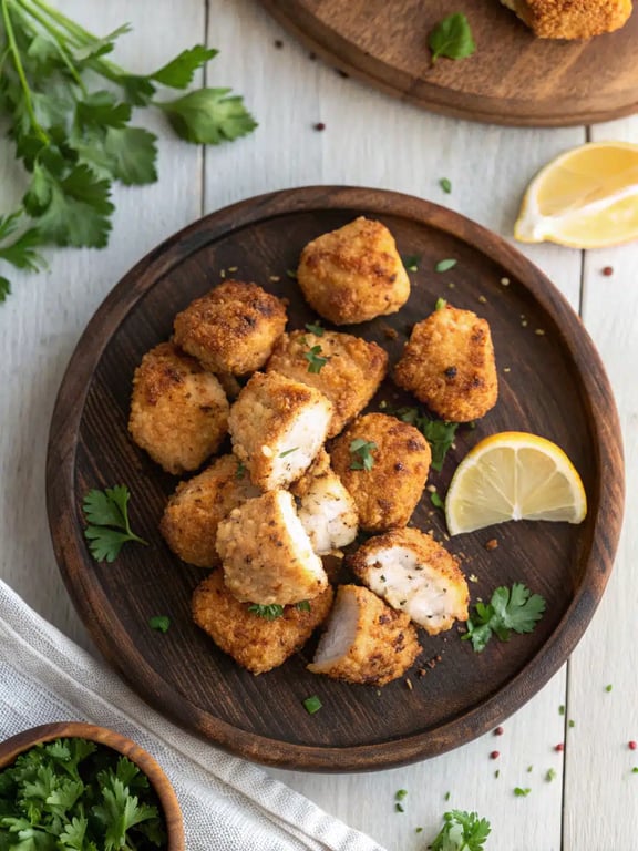 Bouchées de poulet à la friteuse à air pour un plaisir facile en semaine