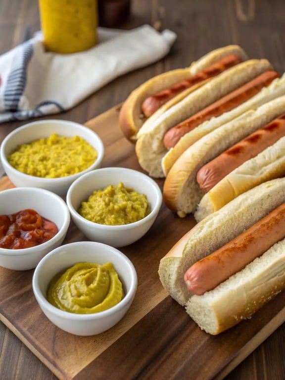 Step 4 for air fryer hot dogs — texture check