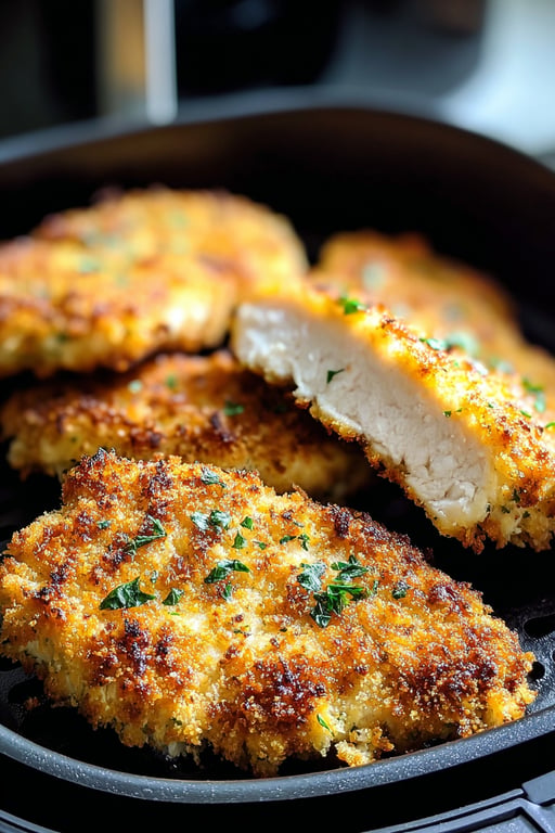 Air Fryer Parmesan Crusted Chicken Recipe – Easy and Crispy