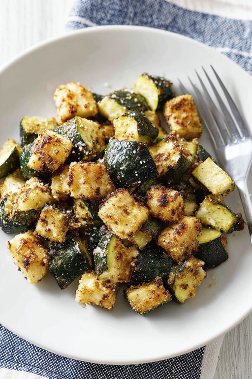 Air Fryer Parmesan Zucchini: 5 Minutes of Prep