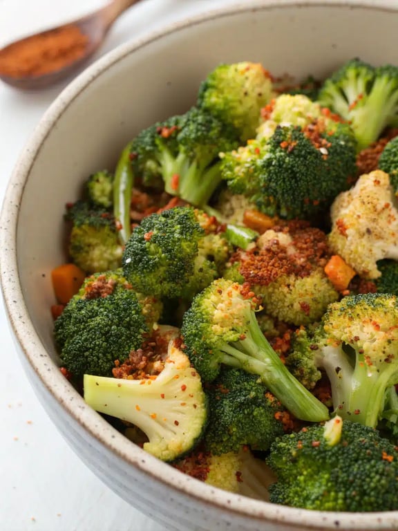 Step 4 for air fryer vegetable recipes — texture check