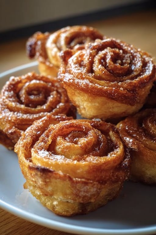 Air Fryer Cinnamon Sugar Tortilla Rolls