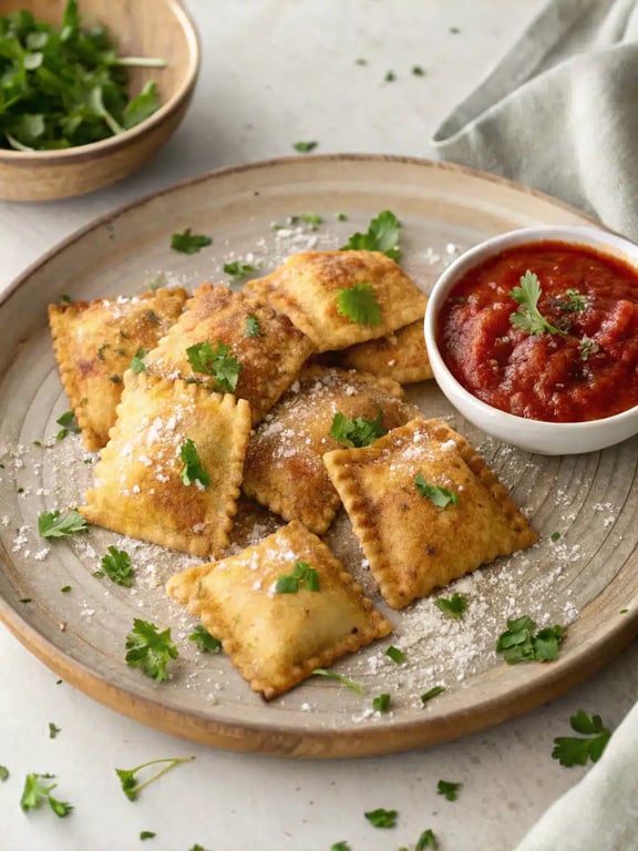 Recette rapide de raviolis grillés pour un goût de nostalgie réconfortante