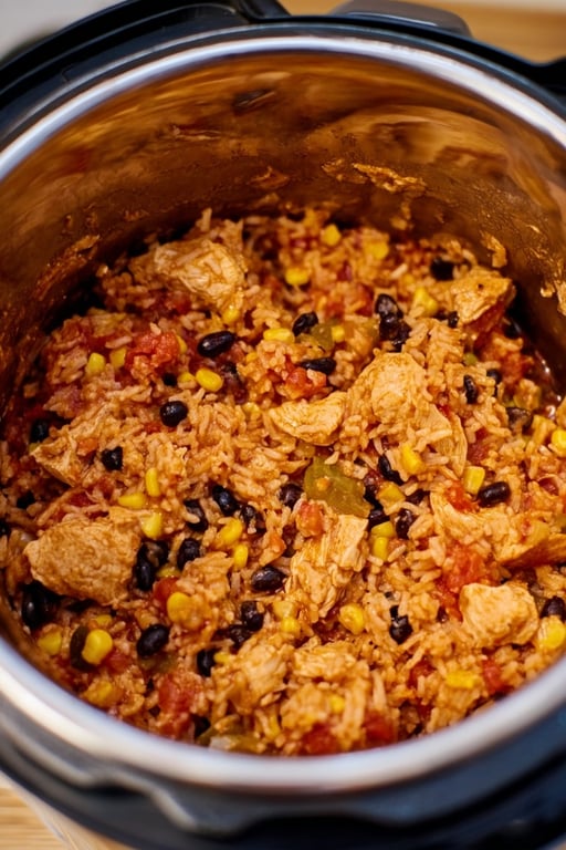 Instant Pot Chicken Rice Burrito: Easy Mexican Recipe