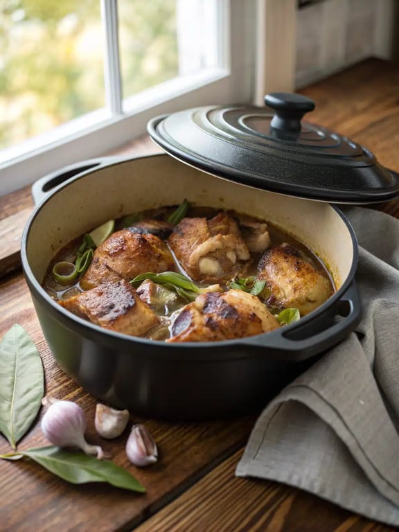 Final step for chicken carnitas recipe — plated and ready