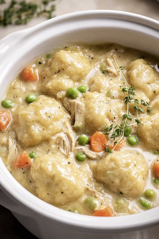 Slow Cooker Chicken and Dumplings Recipe - Easy and Hearty – Slow Cooker Recipes