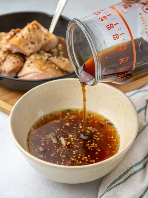 Step 4 for slow cooker recipes — shredding the tender cooked chicken with two forks