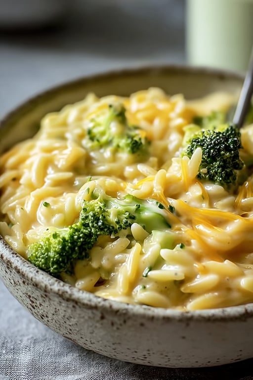 Creamy One Pot Broccoli Cheddar: 11 Ingredients