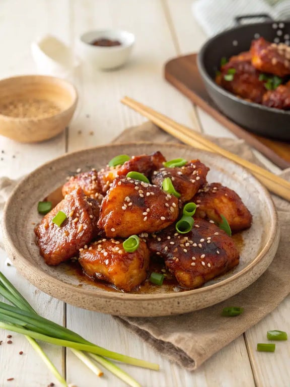 Honey Garlic Chicken with a Genius Low Carb Twist