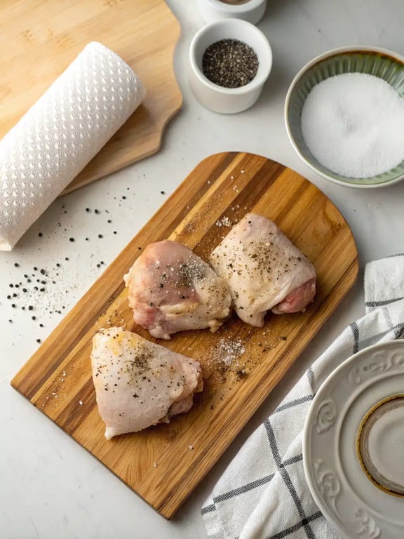 instant pot chicken — step 2 Step 2 for instant pot chicken — process in progress
