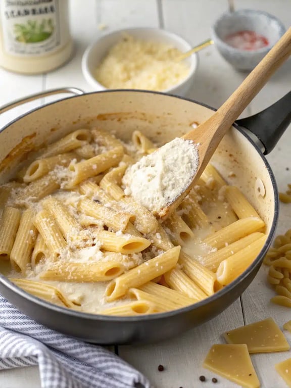 instant pot pasta — step 4 Step 4 for instant pot pasta — texture check