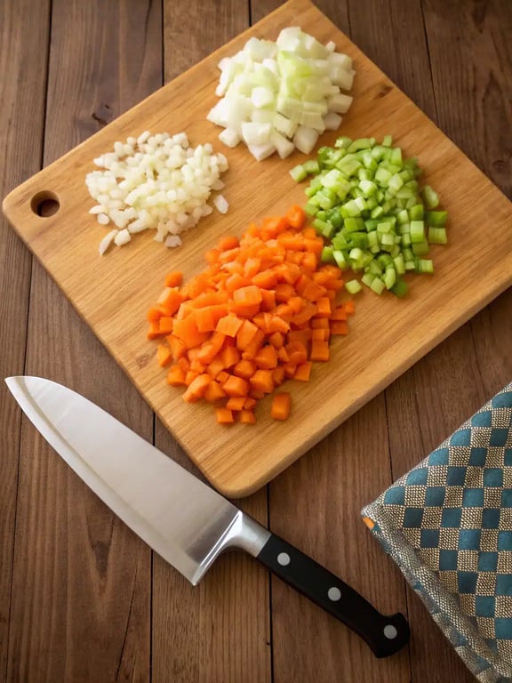 Instant pot vegetable soup deglazing step Step 2 for instant pot vegetable soup — adding broth to deglaze the pot
