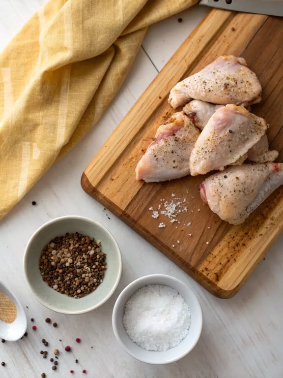 Step 2 for creamy chicken orzo — process in progress