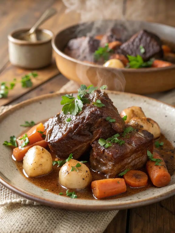 Côtes de bœuf braisées à la mijoteuse pour un réconfort hivernal douillet