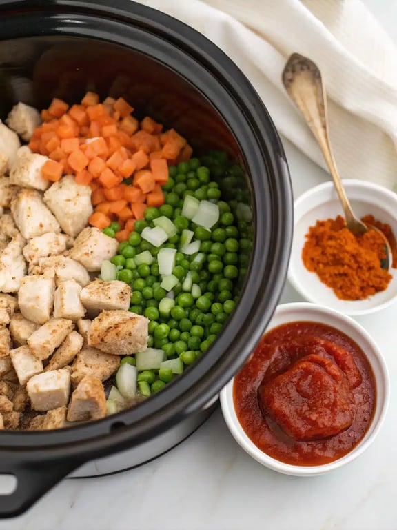 Step 4 for diabetic crockpot recipes — texture check