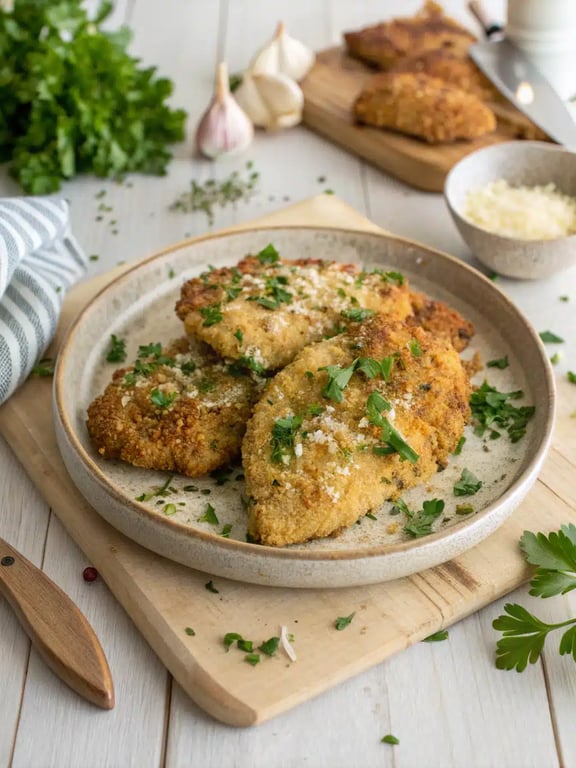 Poulet à l'ail et au parmesan pour un plaisir facile en semaine