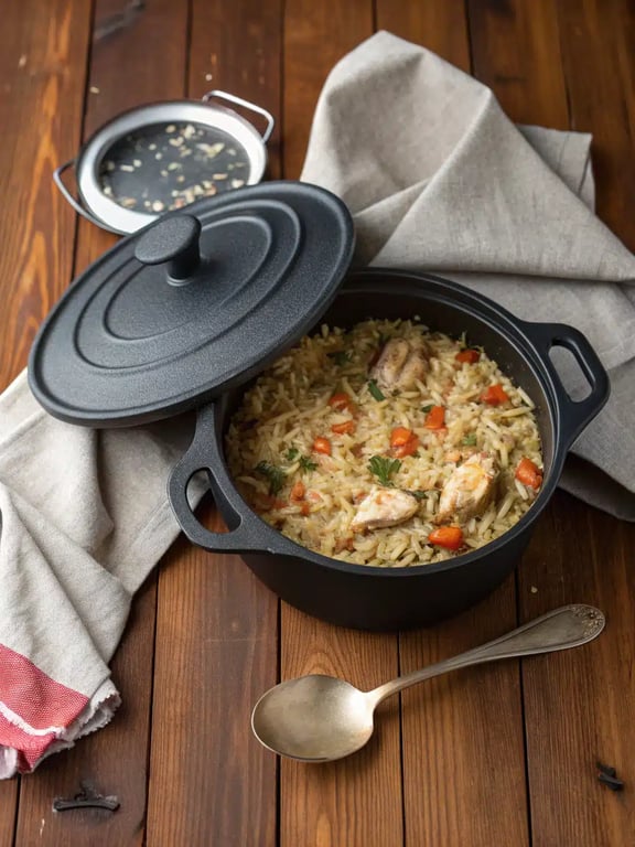 Final step for One Pot Chicken Orzo — plated and ready