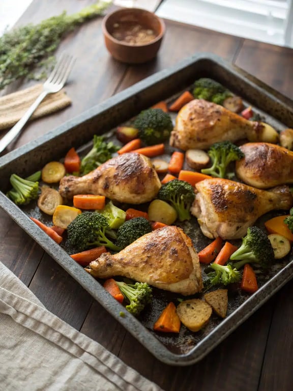 Poulet express au four pour un goût de nostalgie réconfortante