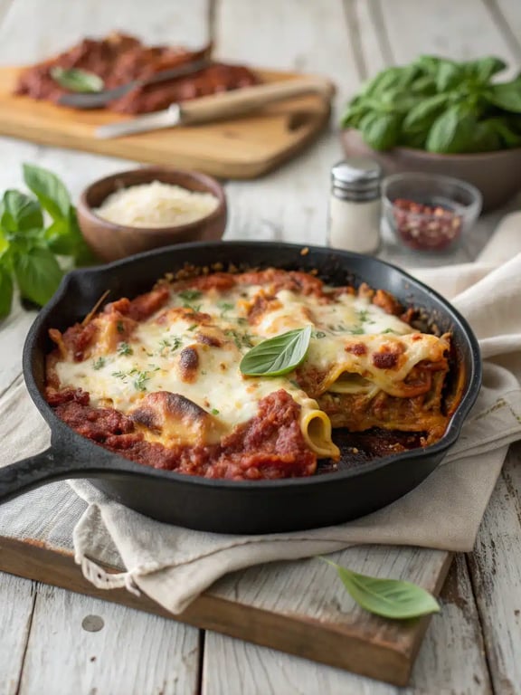 Skillet Lasagna Recipe with Genius Freshness