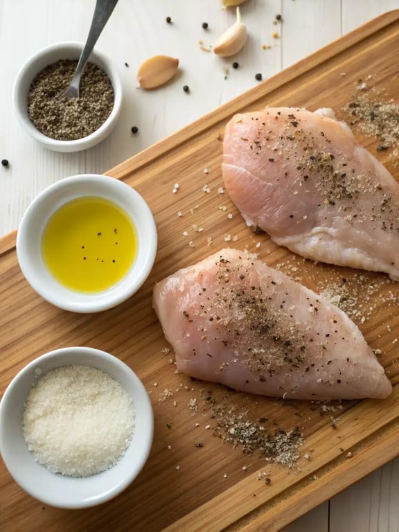chicken caesar wrap — step 2 Step 2 for chicken caesar wrap — process in progress