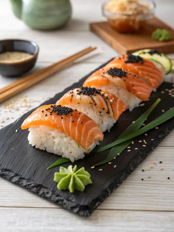 Best baked salmon sushi for bold flavor