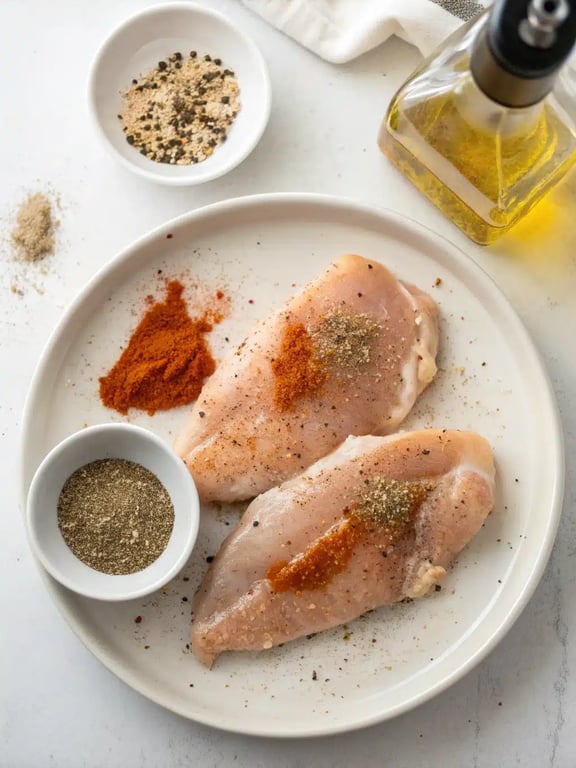 Step 2 for chicken avocado melt — process in progress