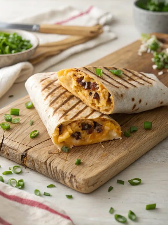 Grilled Cheese Burrito with Quick Cozy Comfort