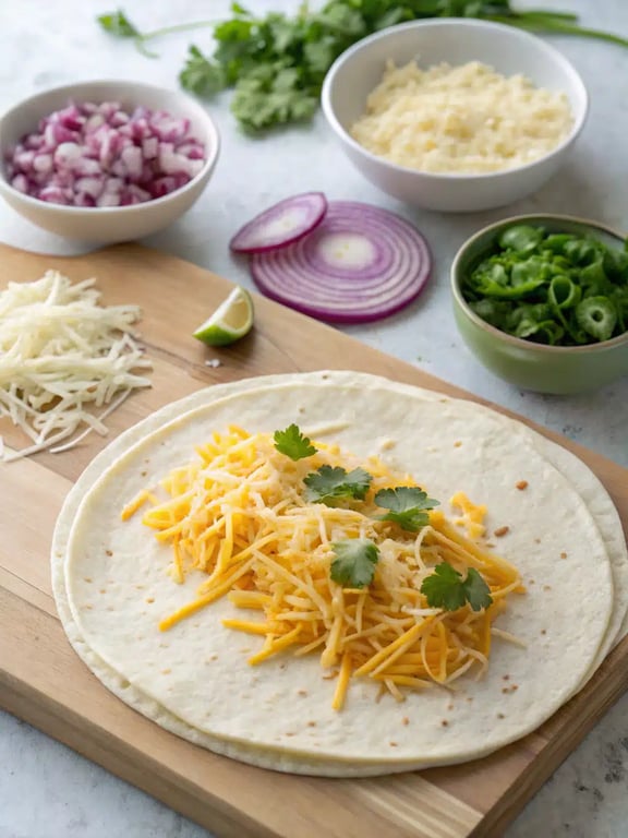 Folding and rolling a grilled cheese burrito to secure the filling