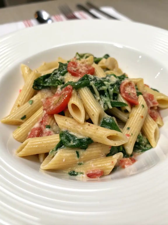 Genius Spinach Tomato Pasta Ready in 30 Minutes