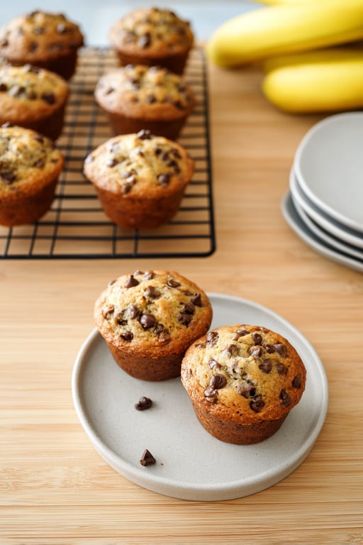 Banana Chocolate Chip Muffins Recipe – Simple and Delicious
