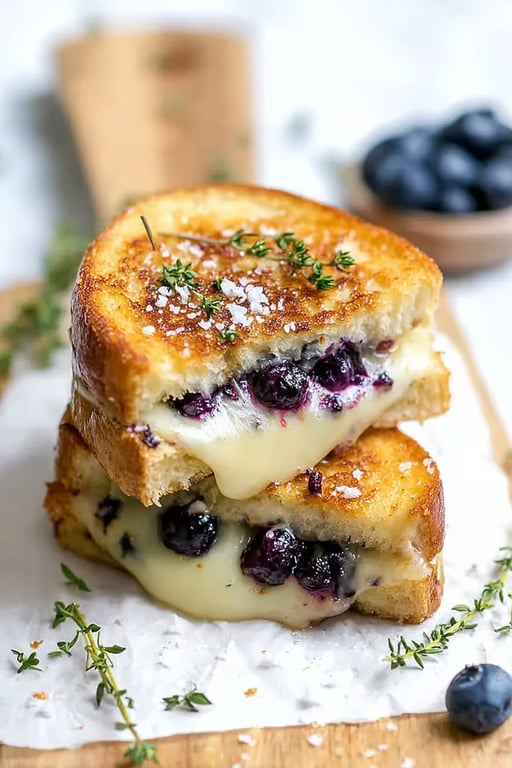 Blueberry Grilled Cheese Recipe – Simple and Delicious
