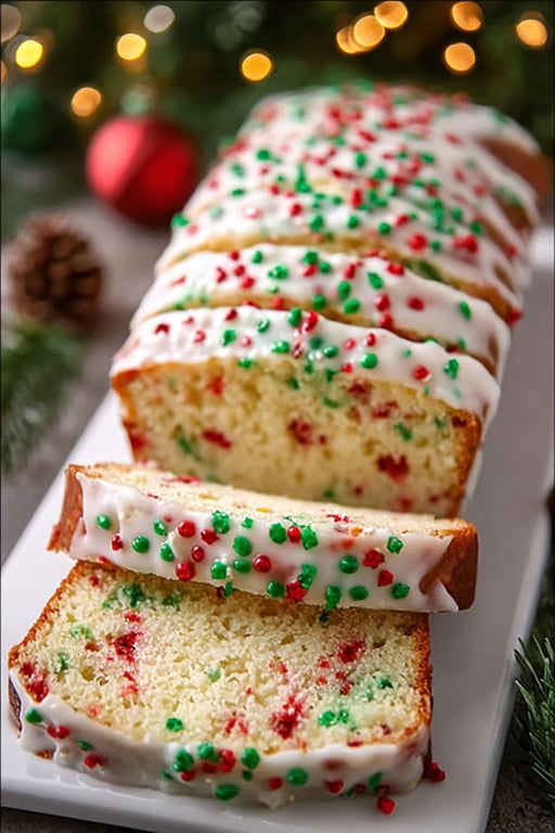 Christmas Sprinkle Buttermilk Bread: 12 Ingredients