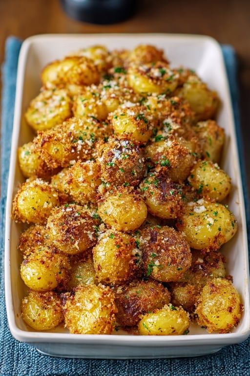 Crispy Parmesan Crusted Baby Potatoes: Ready in 40 Minutes – Breakfast and Brunch