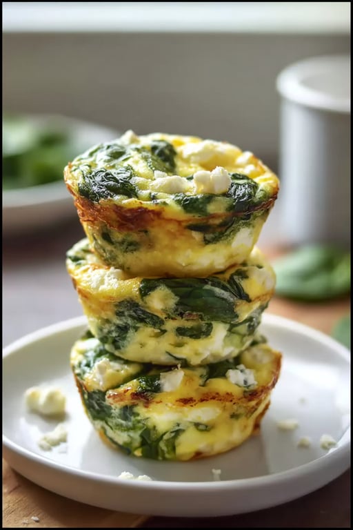 Egg Muffins Spinach Feta: 10 Ingredients – Breakfast and Brunch