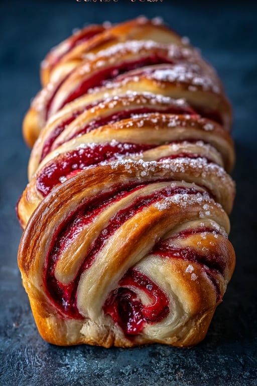 Raspberry Twisted Sweet Bread Recipe – Simple and Delicious