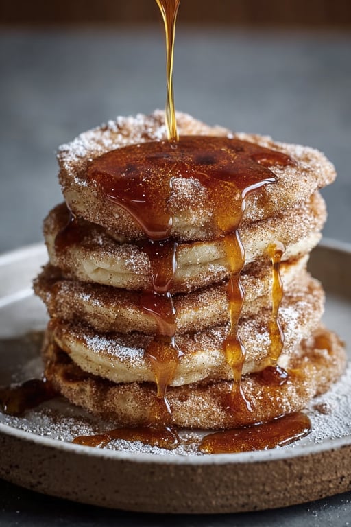 Spanish Churro Pancakes (Easy 25 Minute Breakfast)