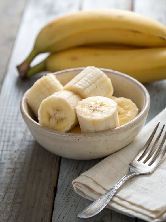 Mixing the dry ingredients for banana oatmeal bars in a large bowl.