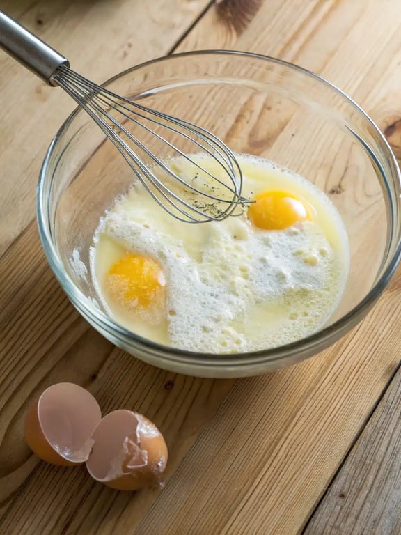 Step 2 for Ina Garten frittata recipe — process in progress