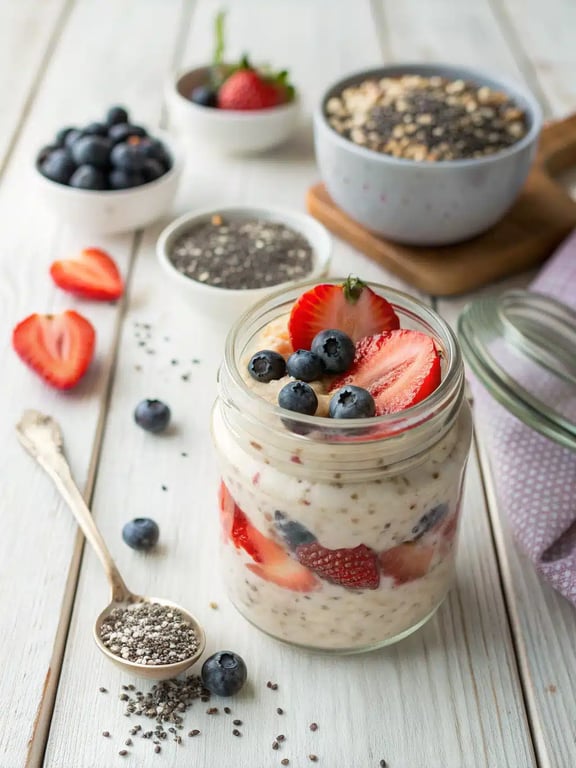 Simple Overnight Oats Recipes with High Protein