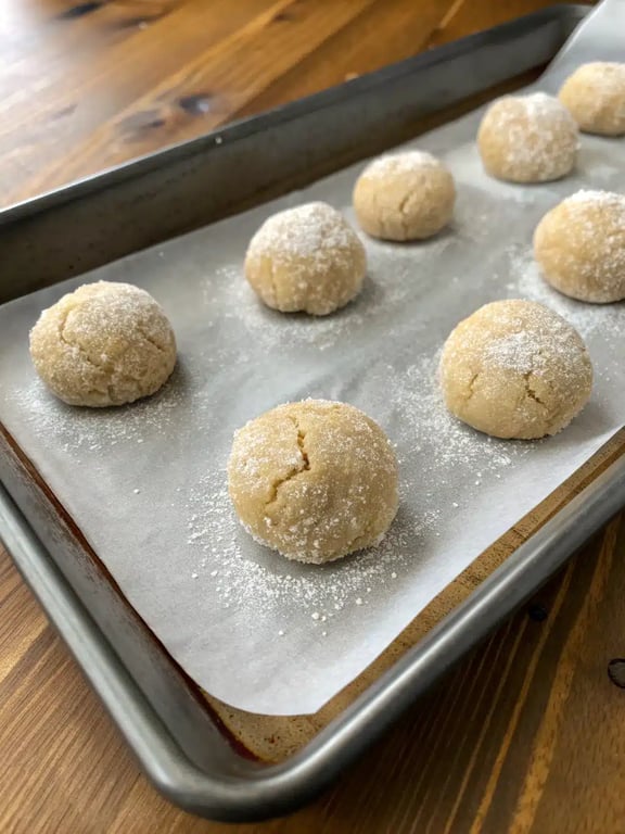 Final step for brown sugar cookies — plated and ready