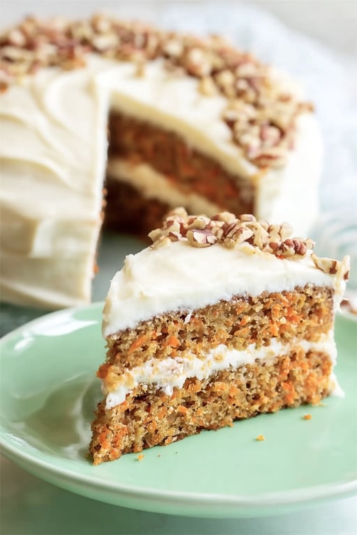 Super Moist Carrot Cake with Cream Cheese Frosting