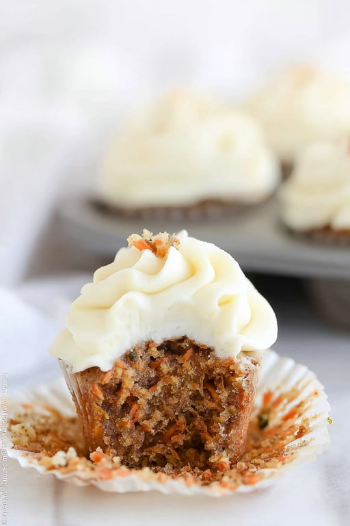 Carrot Cupcakes Moist and Spiced