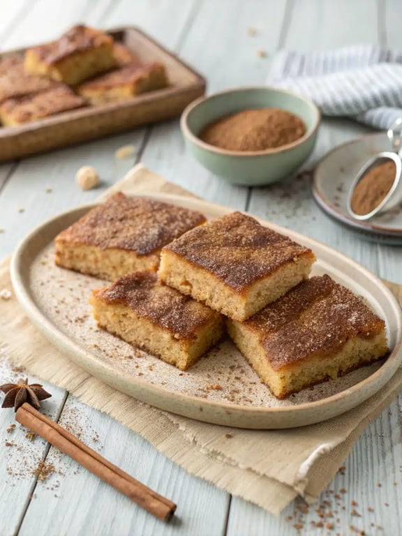 Quick Cinnamon Sugar Blondies For Weeknight Joy