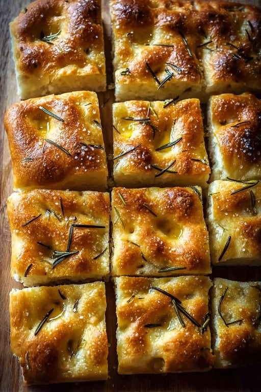Easy Focaccia Bread (Crispy, Serves 8)
