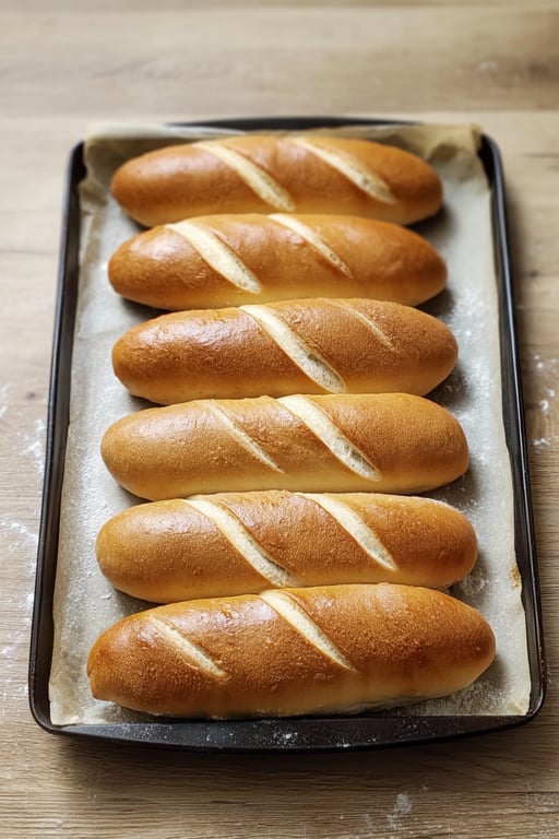 Homemade Sub Rolls Recipe – Soft and Golden