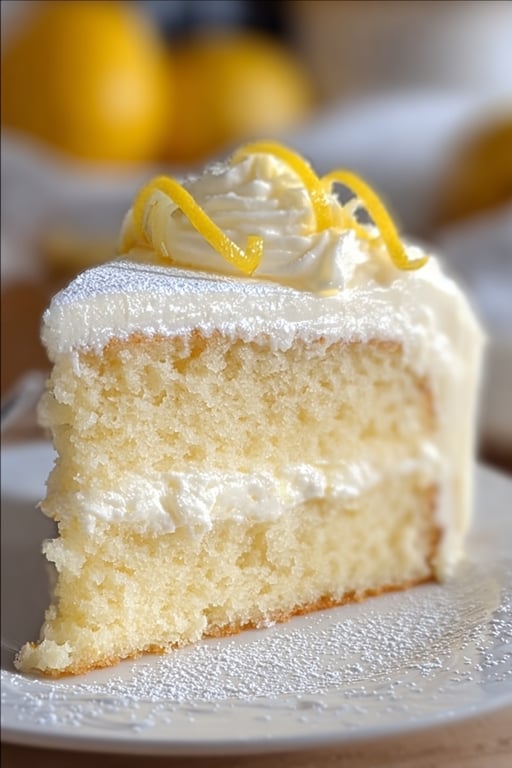 Italian Lemon Cream Cake (Serves 12)
