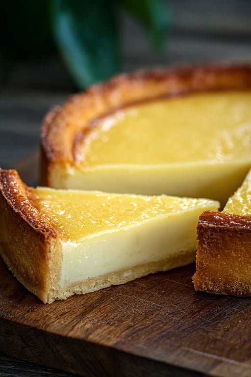 Lemon Custard Cake (Easy, Serves 8)
