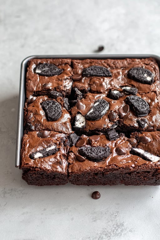 Oreo Brownies Fudgy and Chocolatey
